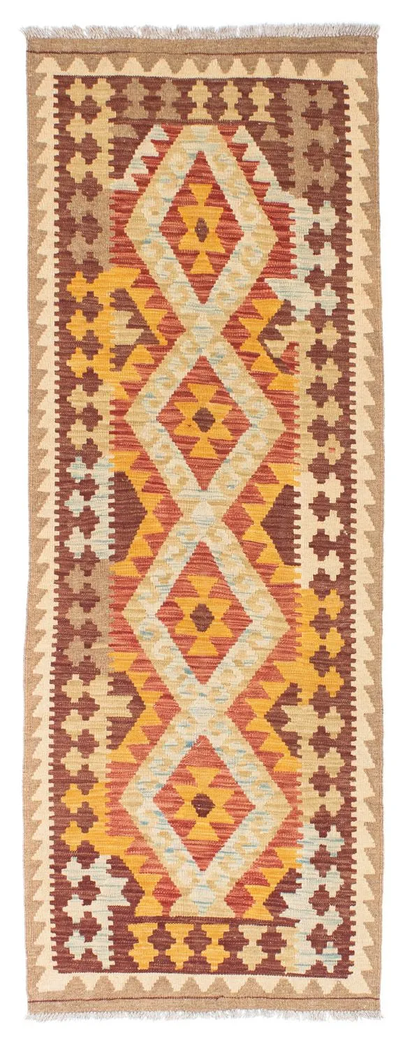 Kelim Teppich - Oriental 70 x 200 cm - beige