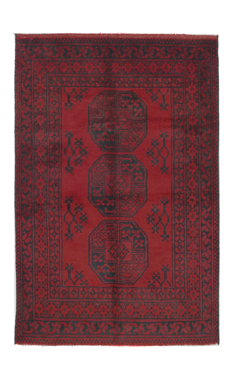 Afghan Teppich - Filpa 96 x 145 cm - rot