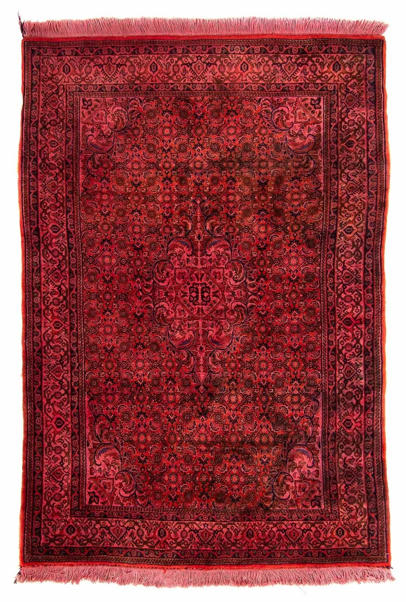 Orientteppich 113 x 176 cm - hellrot