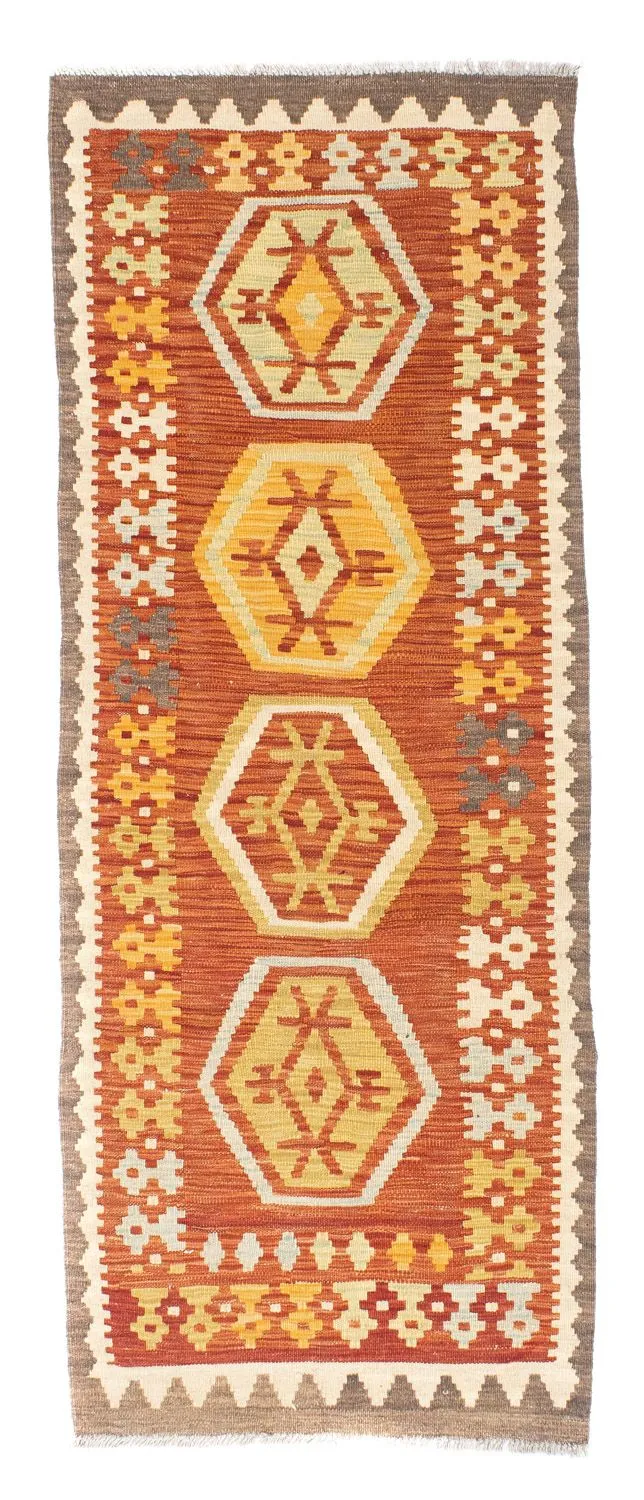Kelim Teppich - Oriental 72 x 191 cm - rost