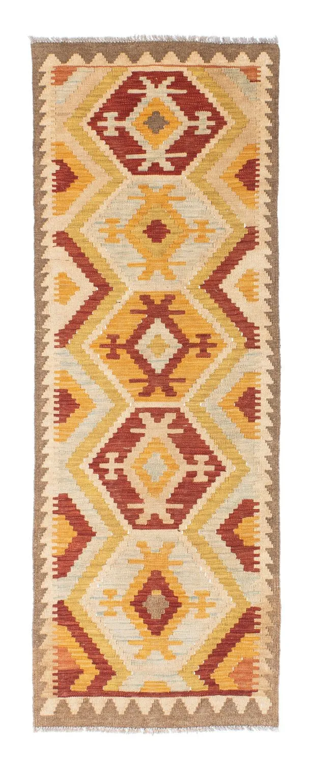 Kelim Teppich - Oriental 70 x 197 cm - beige