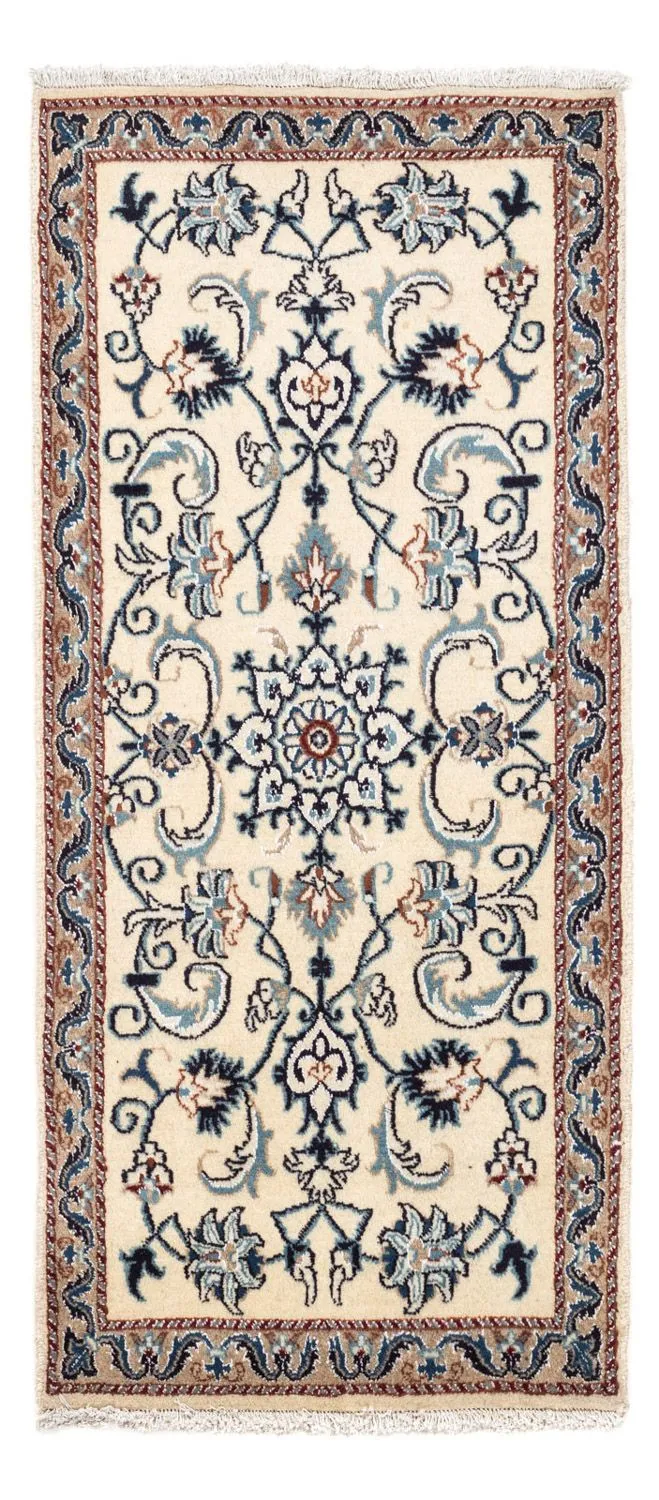 Perserteppich - Nain 66 x 138 cm - beige
