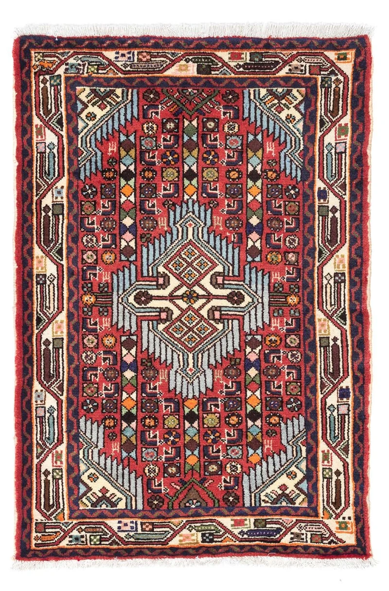Perserteppich - Nomadic 76 x 120 cm - rot
