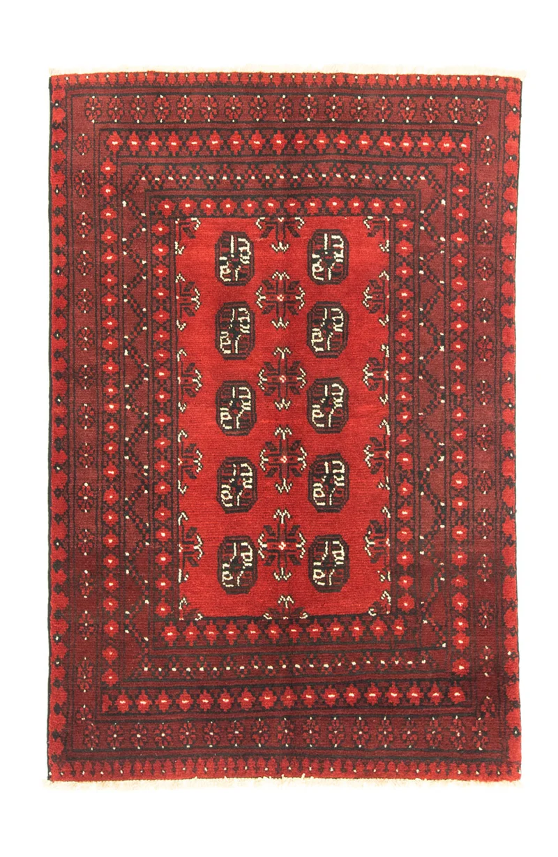 Afghan Teppich - Filpa 98 x 141 cm - rot