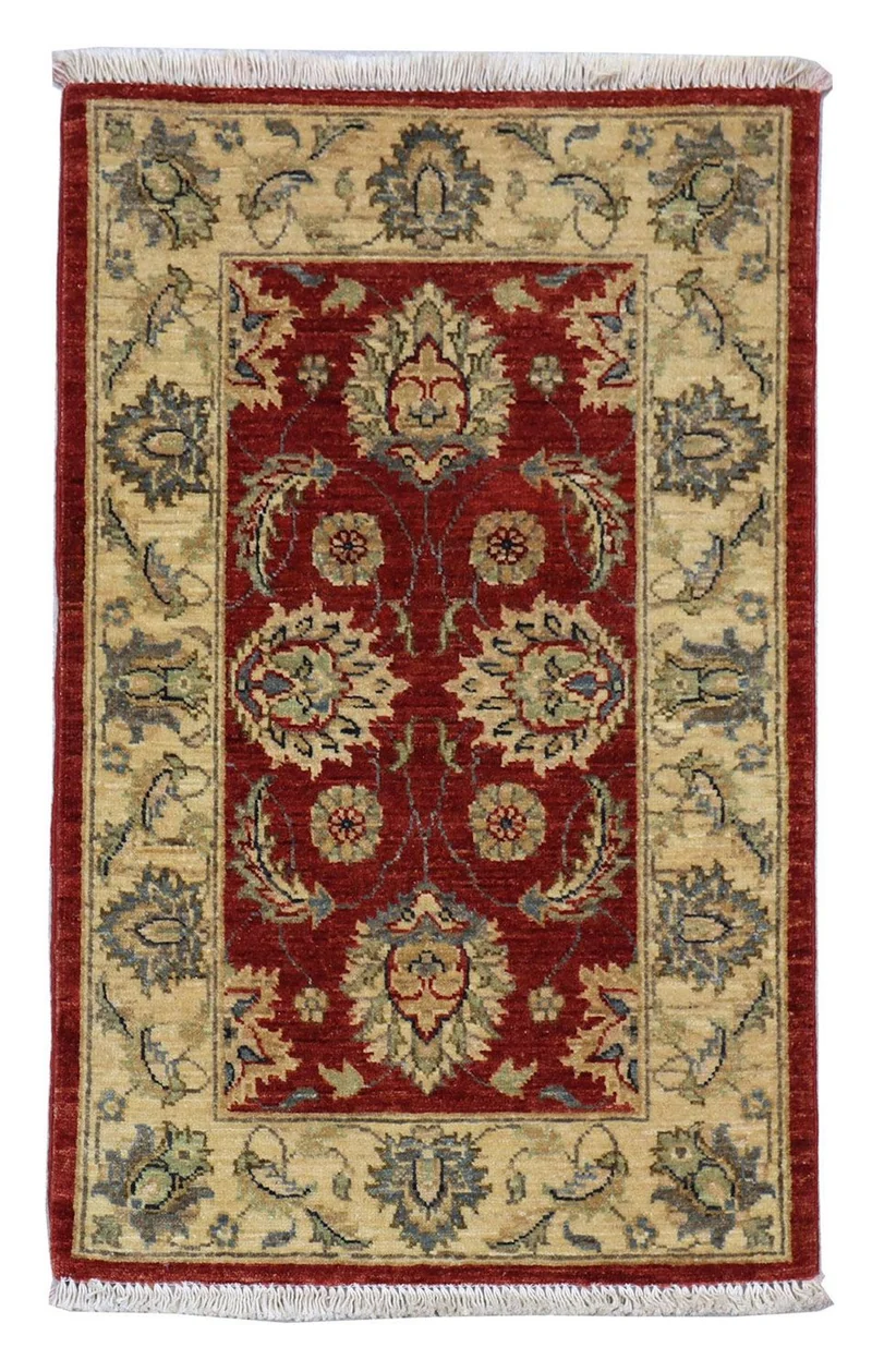 Ziegler Teppich 60 x 89 cm - rot