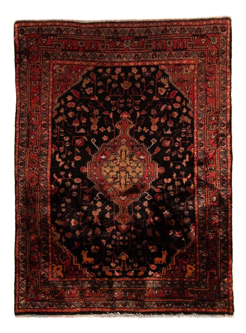 Orientteppich 120 x 164 cm - dunkelblau