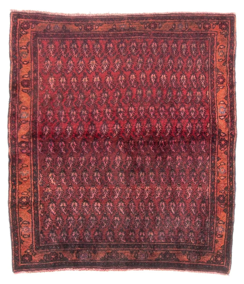Perserteppich - Nomadic - 140 x 150 cm - rot