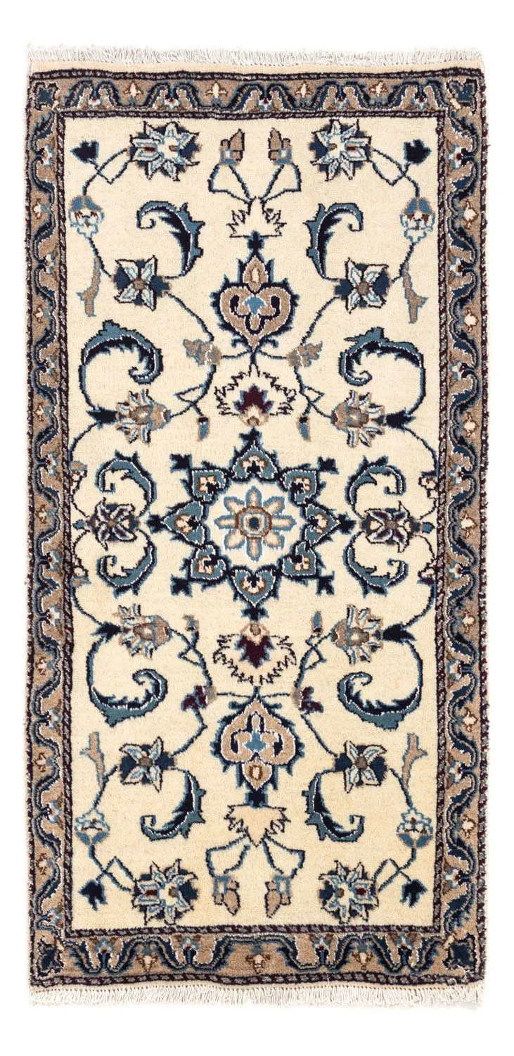 Perserteppich - Nain 68 x 132 cm - beige