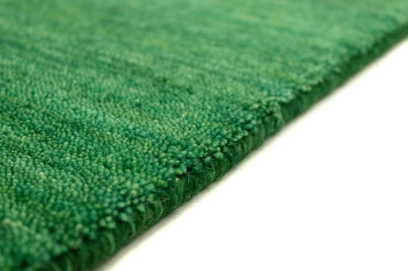 Gabbeh Teppich - Indus 80 x 400 cm - dunkelgrün