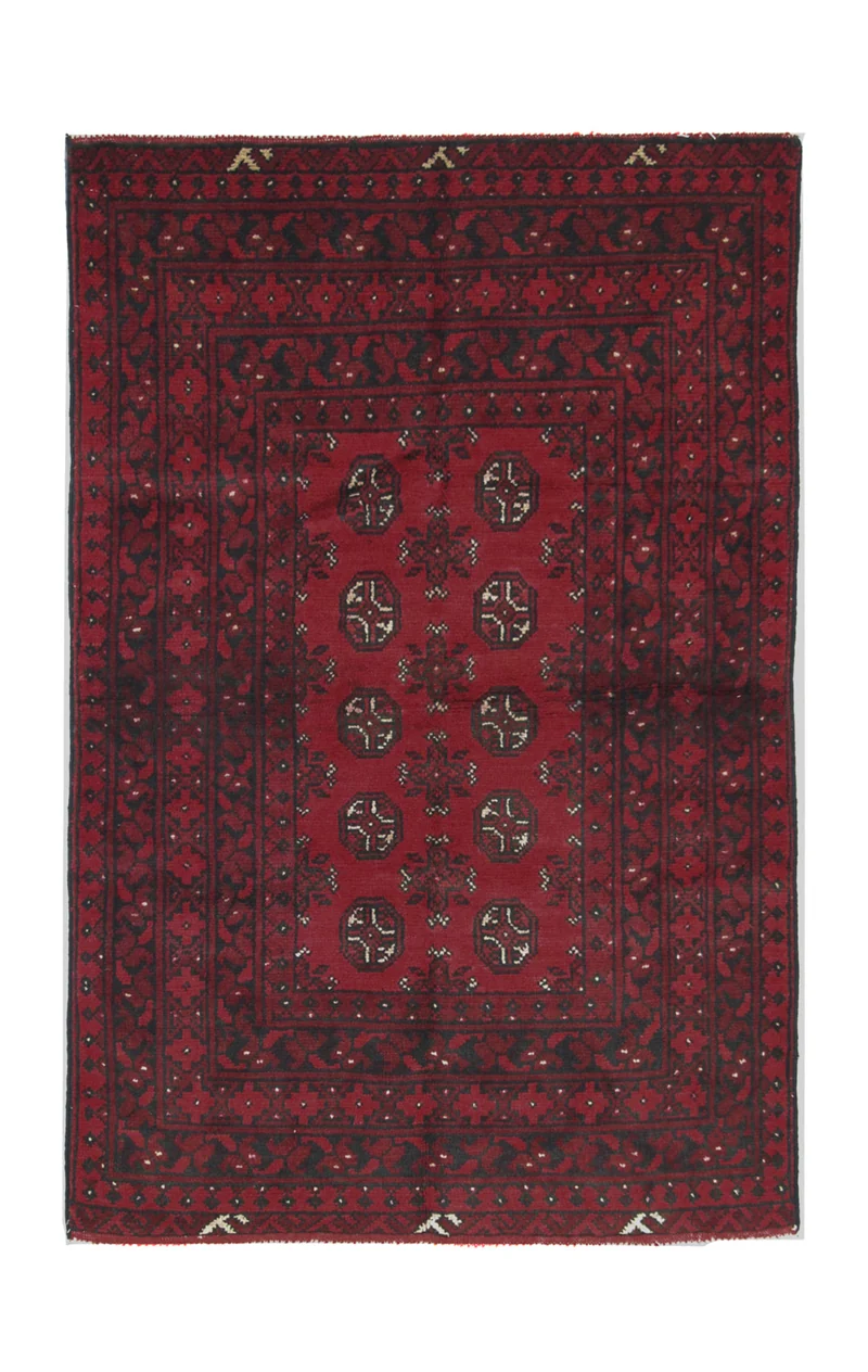 Afghan Teppich - Filpa 93 x 145 cm - rot