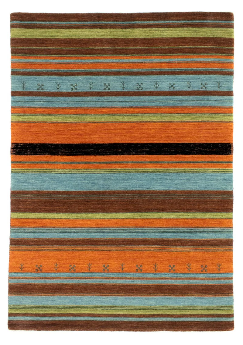 Gabbeh Teppich - Softy 143 x 203 cm - bunt