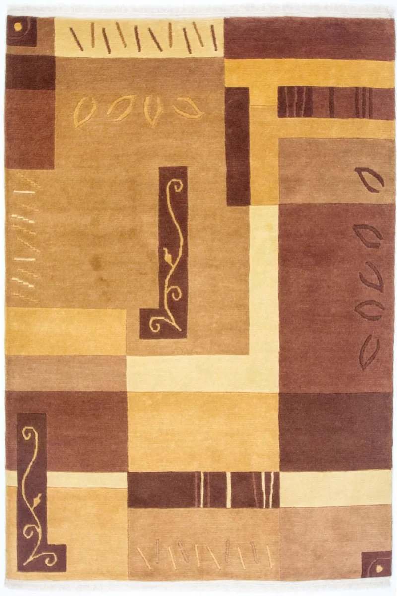 Nepal Teppich 121 x 184 cm - mehrfarbig