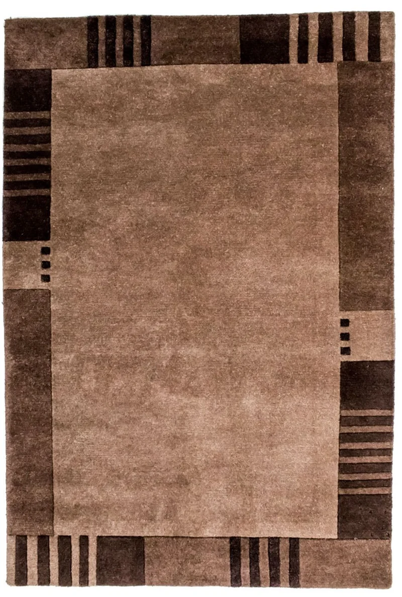 Nepal Teppich 120 x 177 cm - braun