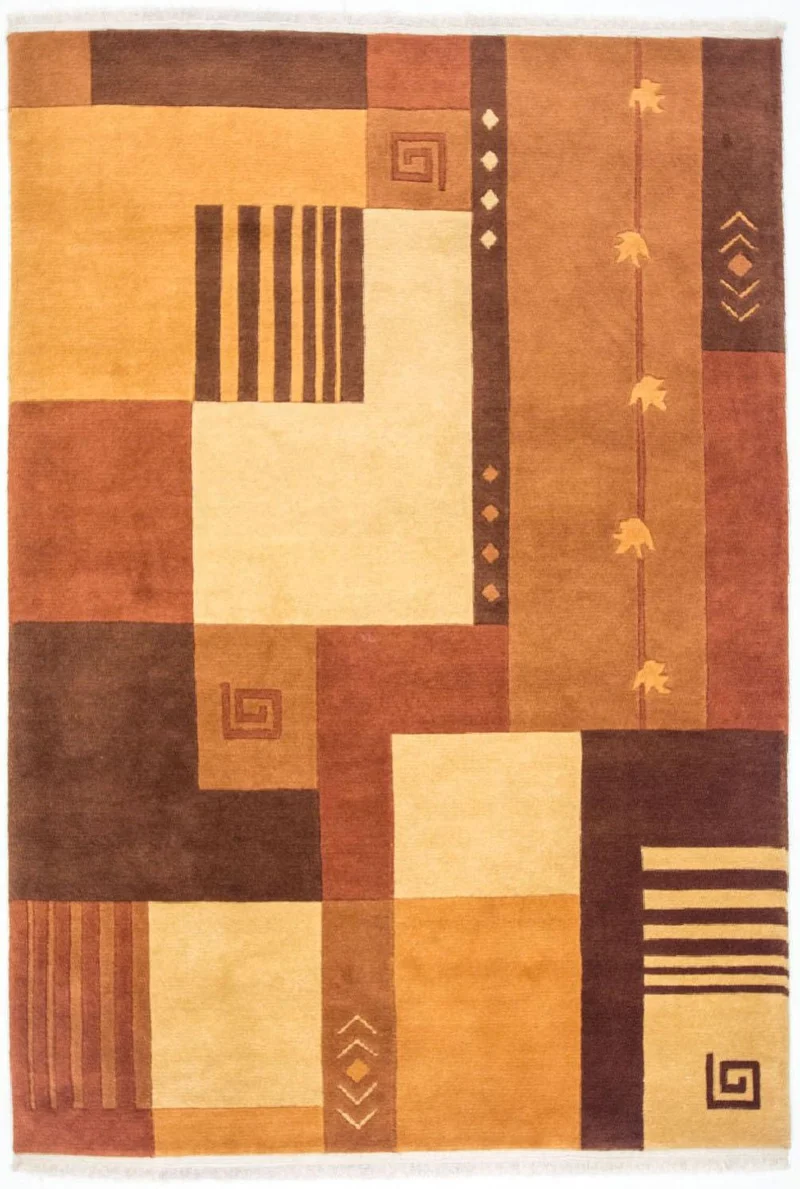 Nepal Teppich 120 x 184 cm - mehrfarbig