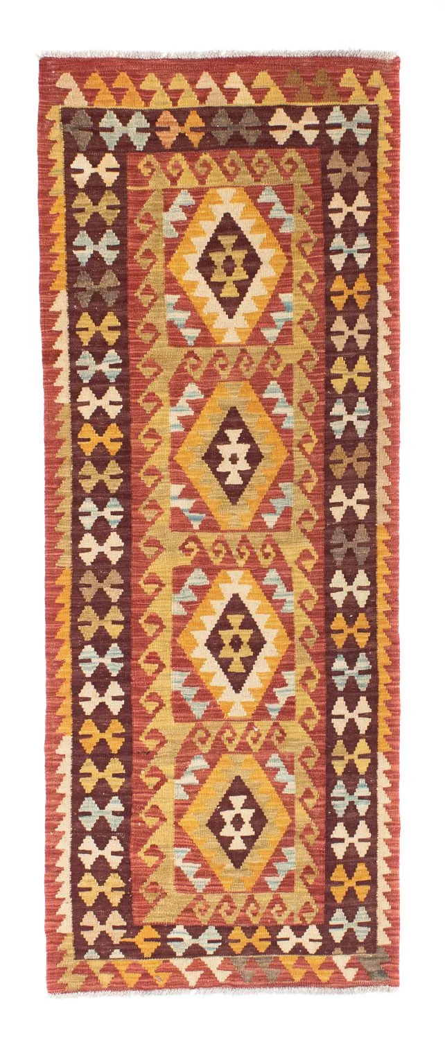 Kelim Teppich - Oriental 77 x 204 cm - rot