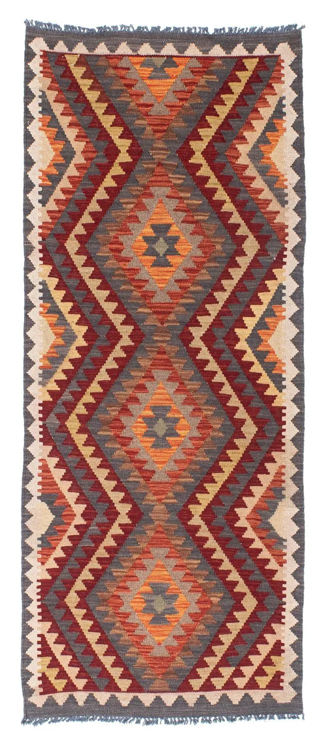 Kelim Teppich - Oriental 80 x 191 cm - grau
