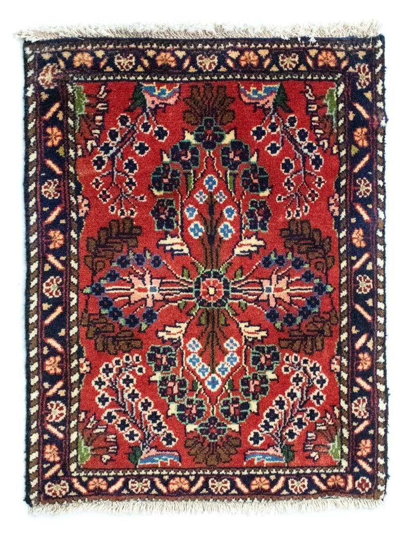 Perserteppich - Nomadic 50 x 60 cm - rot