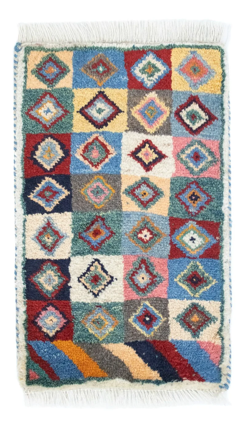 Gabbeh Teppich - Perser 40 x 60 cm - mehrfarbig
