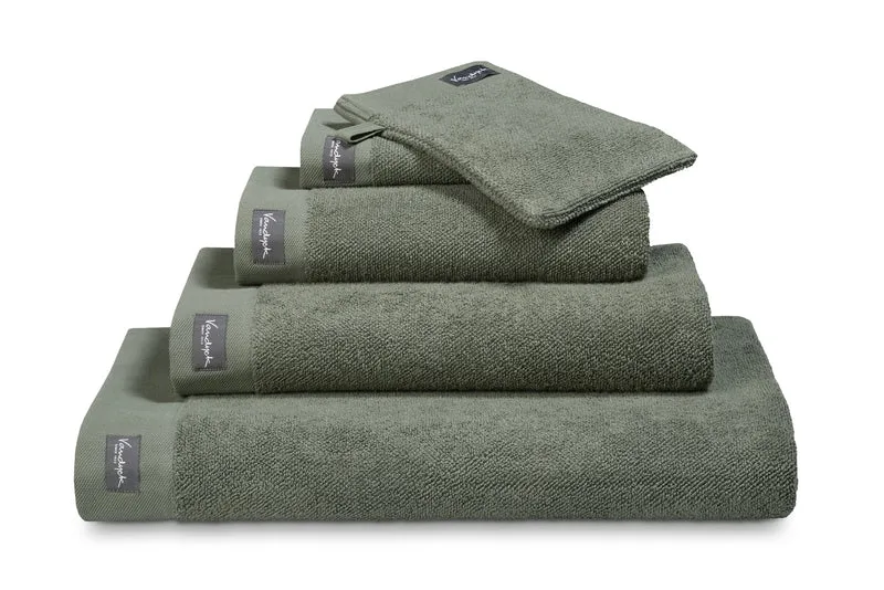 Handdoek 60x110 cm HOME Uni Olive-113 (set/3 stuks)