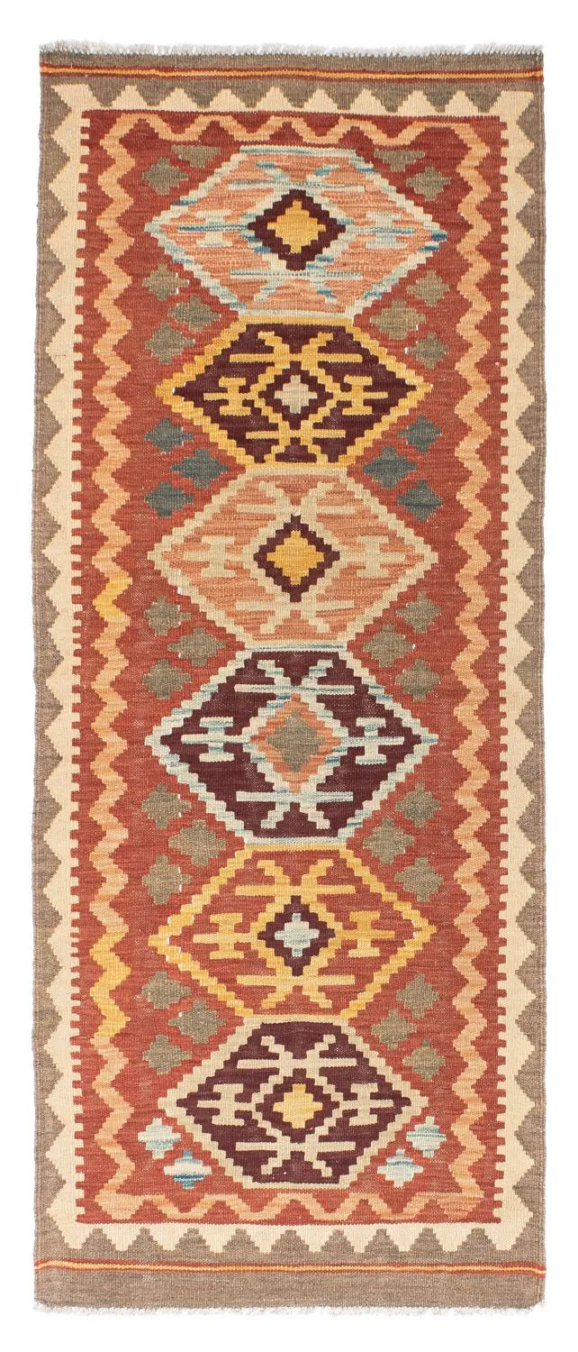 Kelim Teppich - Oriental 75 x 193 cm - braun