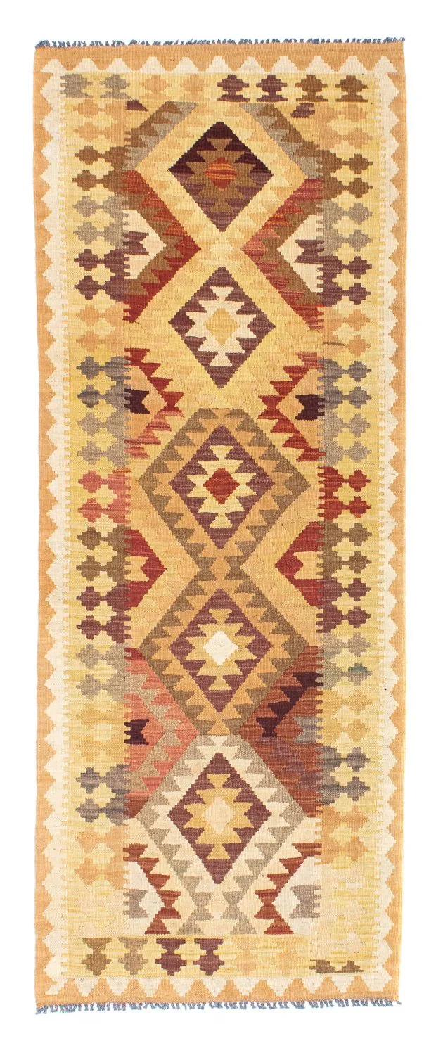 Kelim Teppich - Oriental 77 x 191 cm - hellbraun