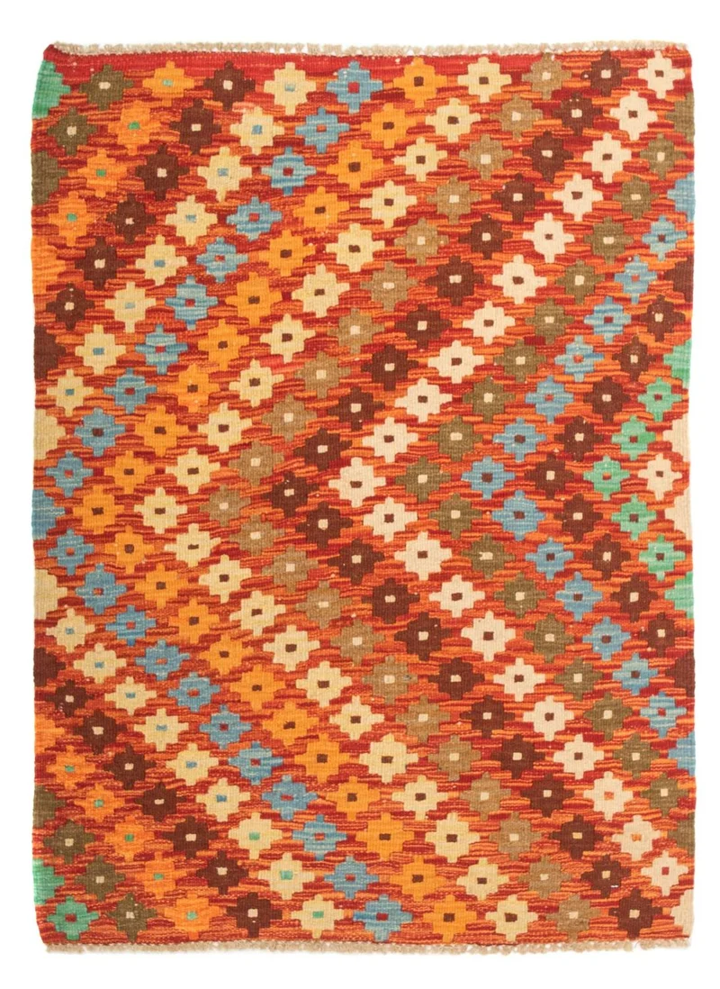 Kelim Teppich - Splash 89 x 121 cm - mehrfarbig