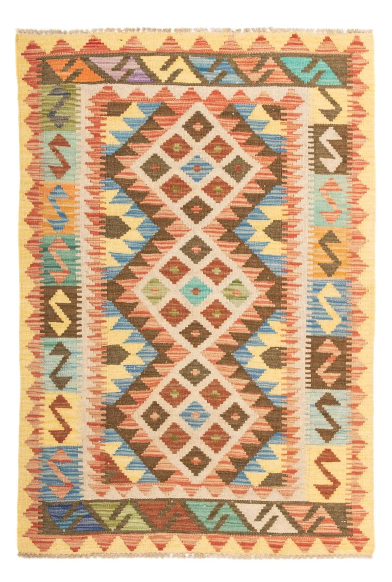 Kelim Teppich - Splash 86 x 124 cm - mehrfarbig