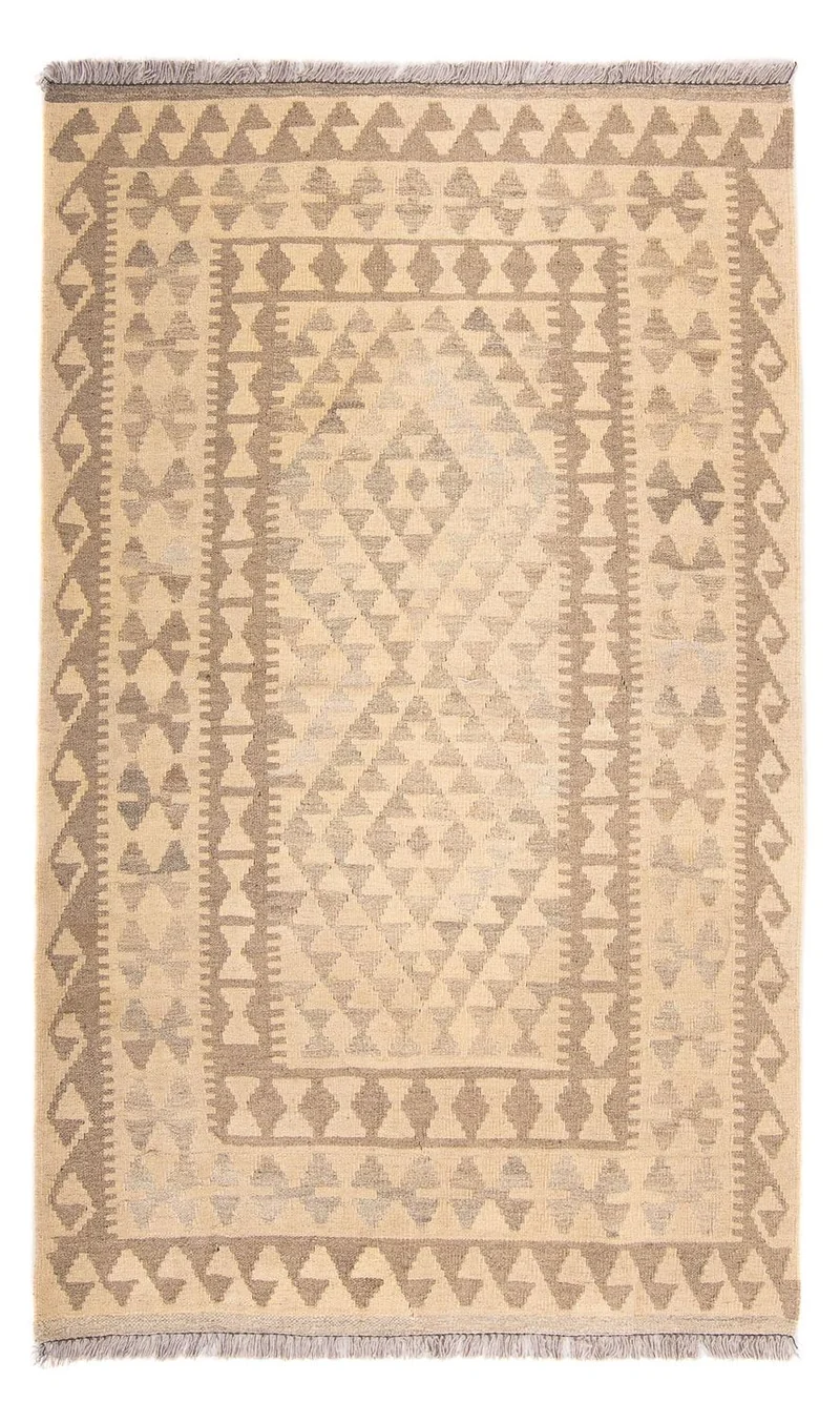 Kelim Teppich - Splash 115 x 182 cm - beige
