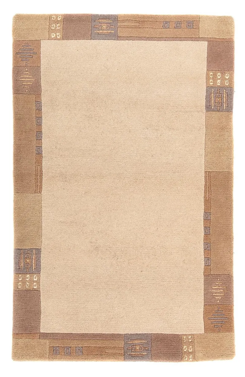 Nepal Teppich - 90 x 160 cm - beige