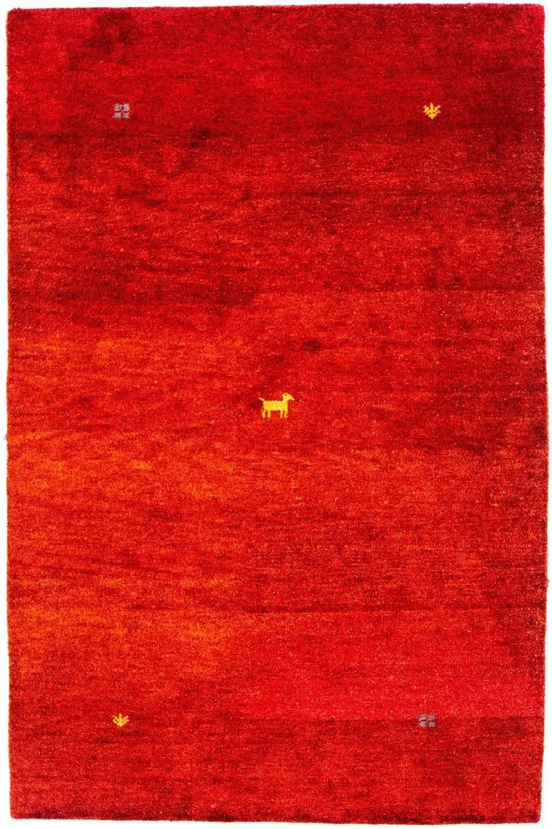 Gabbeh Teppich - Indus 118 x 176 cm - rot