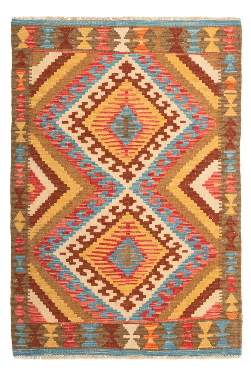 Kelim Teppich - Splash 85 x 121 cm - mehrfarbig
