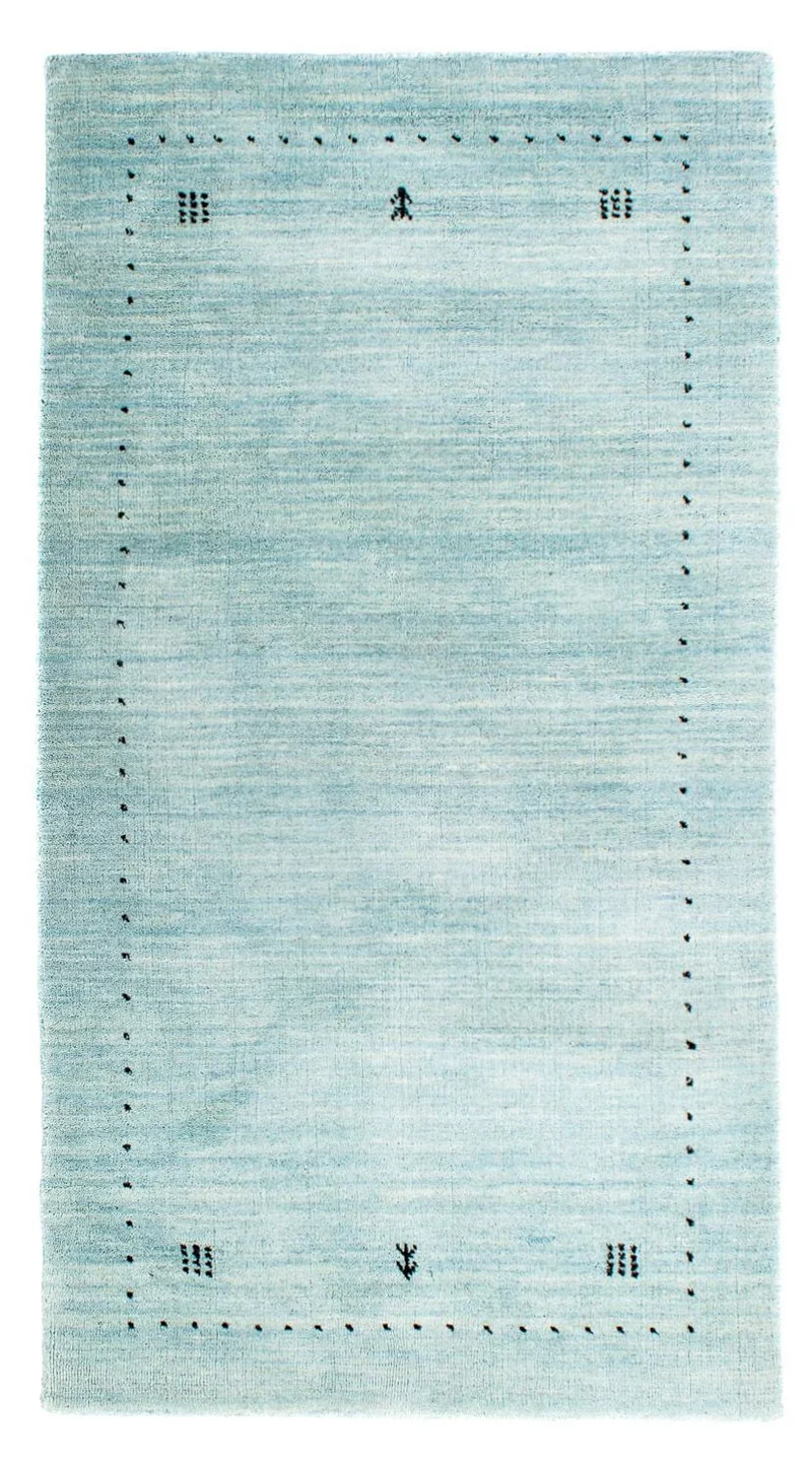 Gabbeh Teppich - Loribaft Indus 70 x 140 cm - hellblau