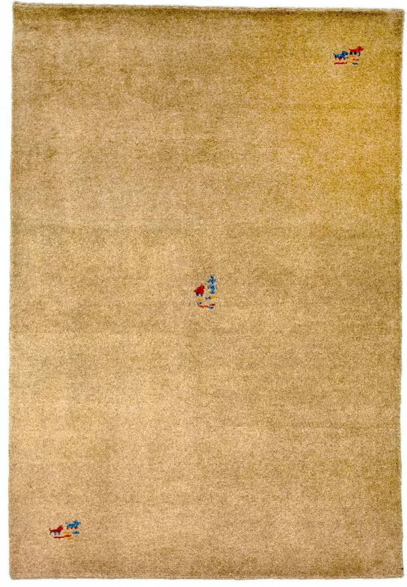 Gabbeh Teppich - Indus 140 x 200 cm - braun
