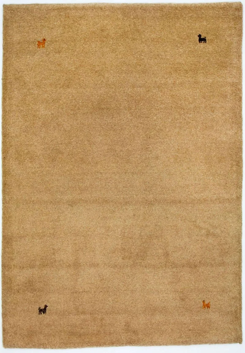 Gabbeh Teppich - Indus 140 x 200 cm - braun