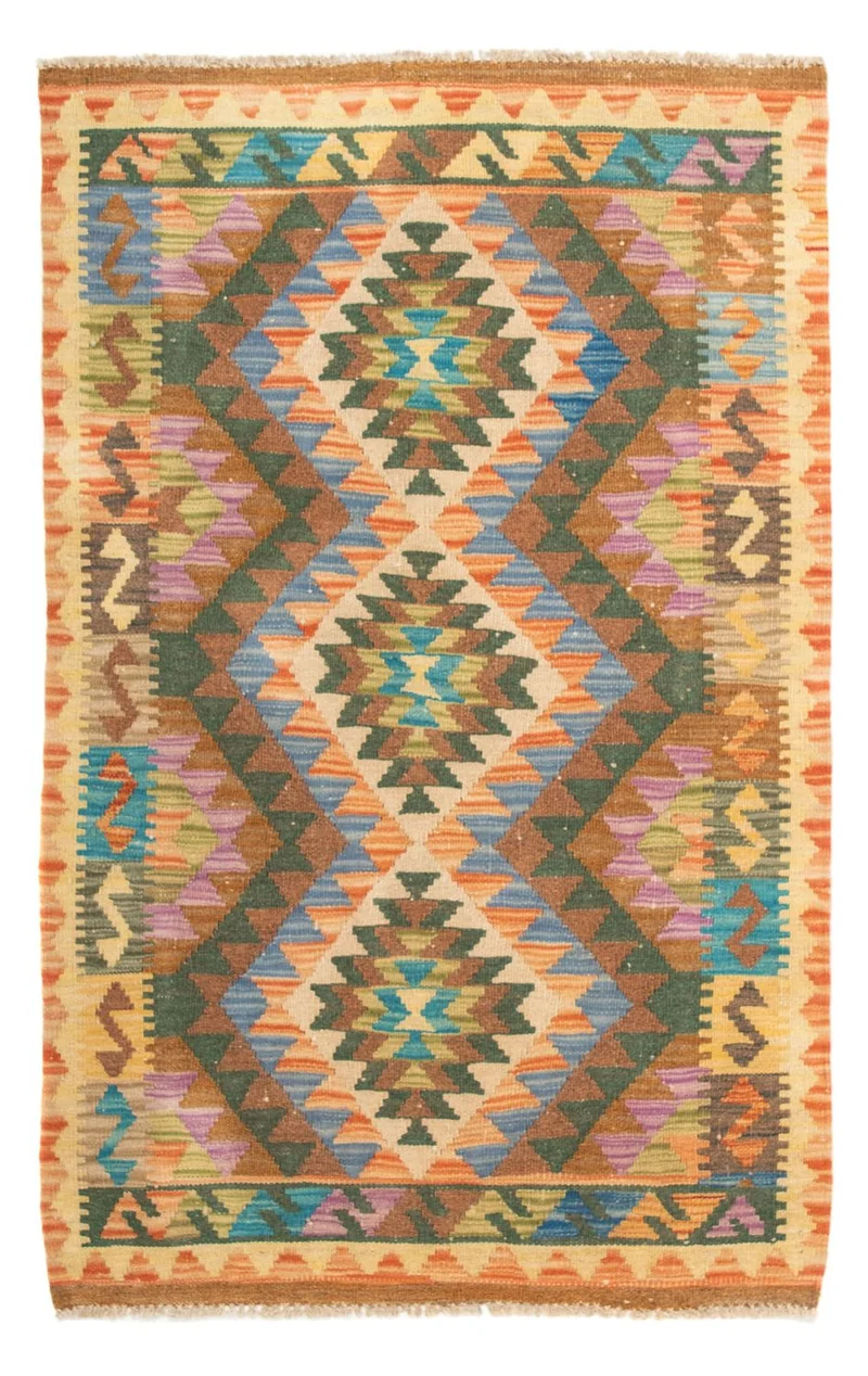 Kelim Teppich - Splash 80 x 125 cm - mehrfarbig