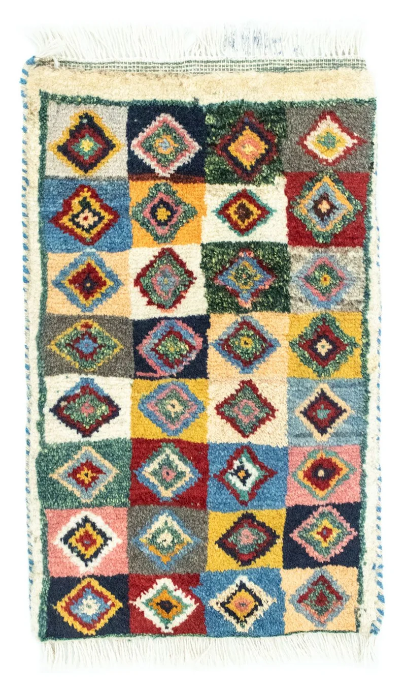 Gabbeh Teppich - Perser 40 x 60 cm - mehrfarbig