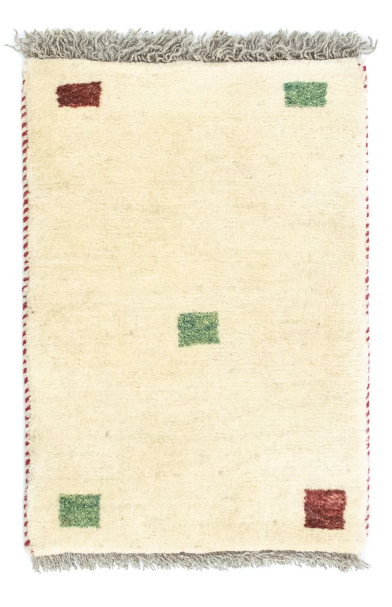 Gabbeh Teppich - Perser 40 x 60 cm - beige
