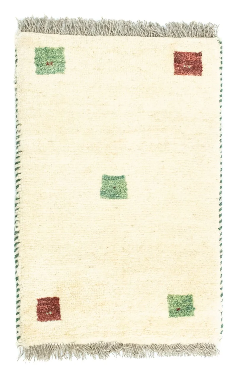 Gabbeh Teppich - Perser 40 x 60 cm - beige