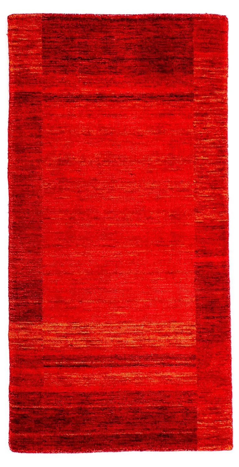 Gabbeh Teppich - Loribaft Indus 77 x 142 cm - rot