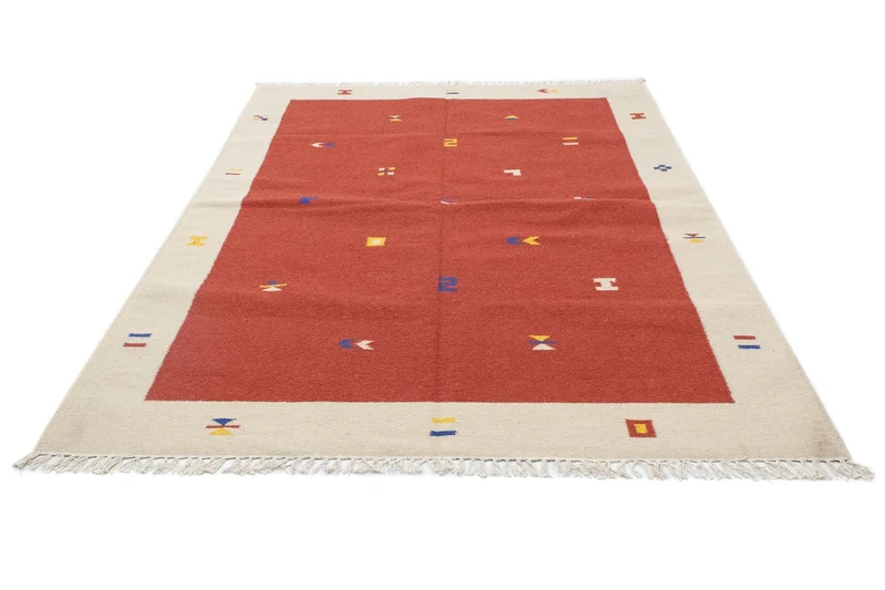 Kelim Teppich - Trendy 170 x 240 cm - rost