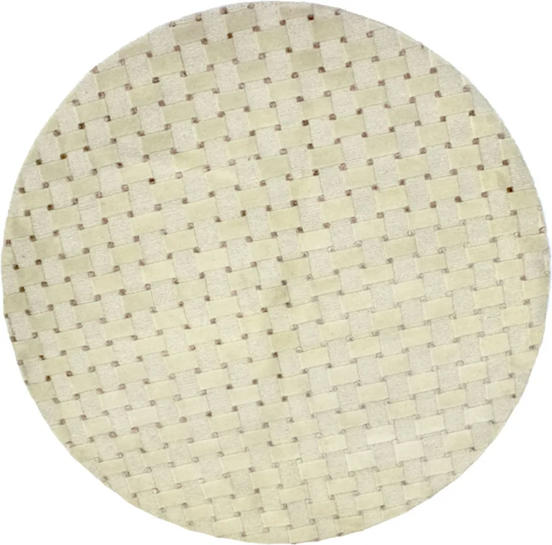 Nepal Teppich 150 x 150 cm - beige