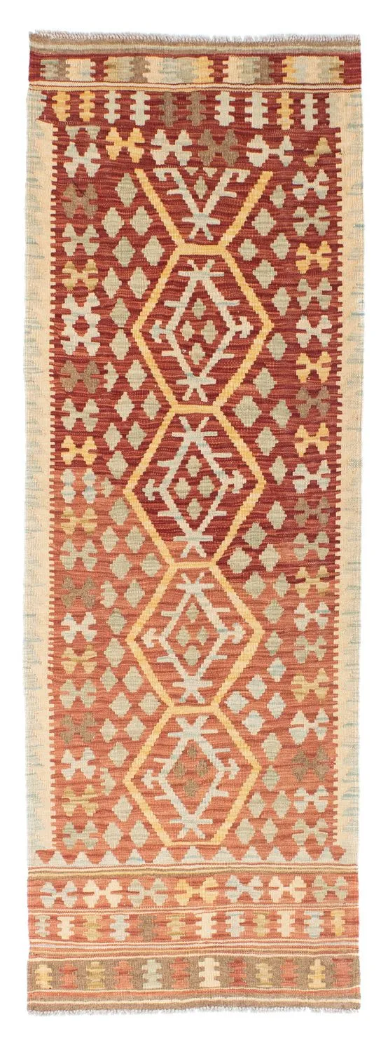 Kelim Teppich - Oriental 74 x 202 cm - rot