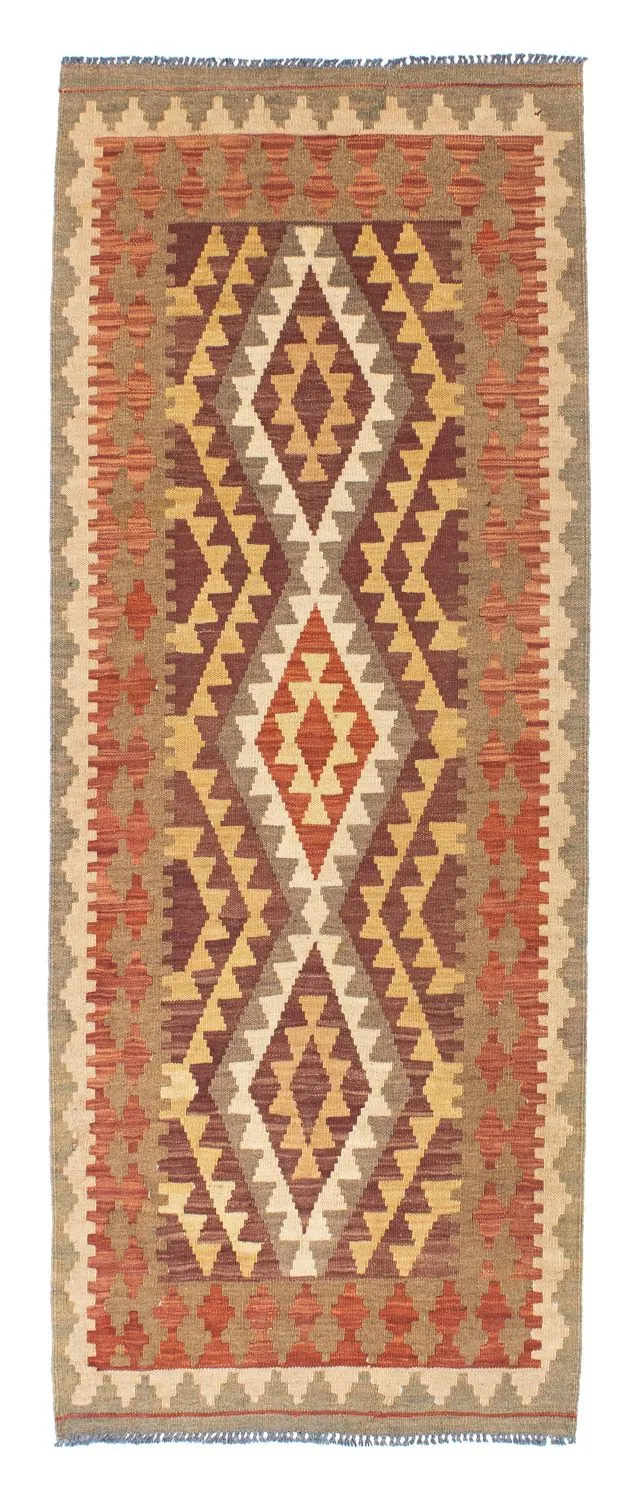 Kelim Teppich - Oriental 78 x 191 cm - hellbraun