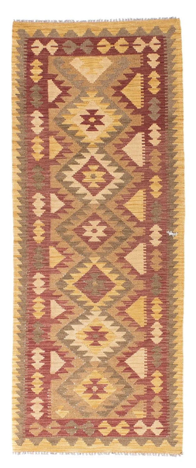 Kelim Teppich - Oriental 77 x 192 cm - hellbraun