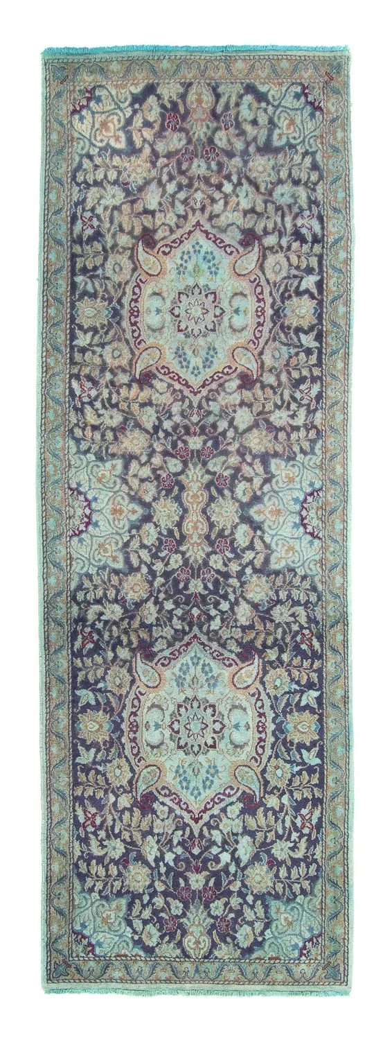 Orientteppich 92 x 290 cm - dunkelblau