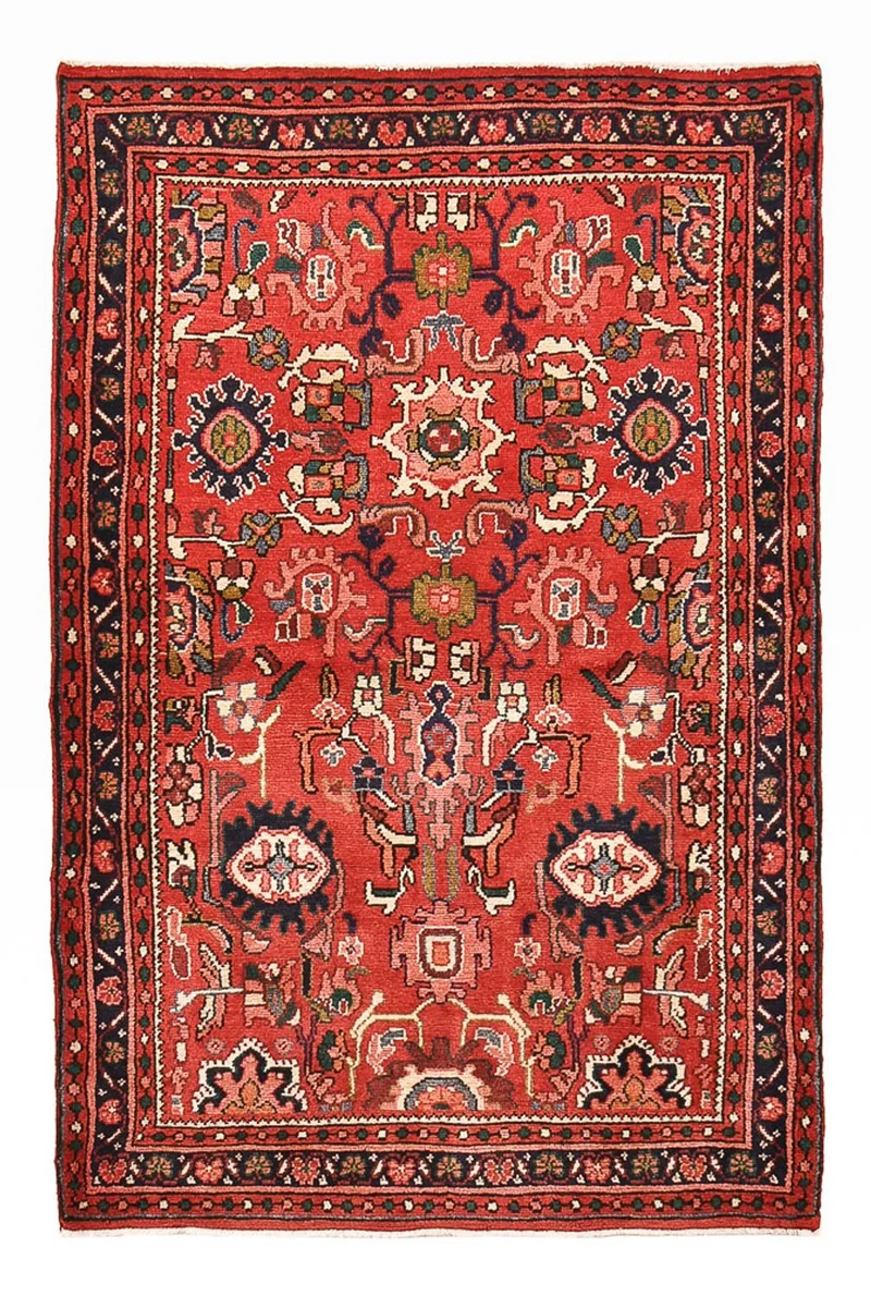 Perserteppich - Nomadic - 108 x 162 cm - rot