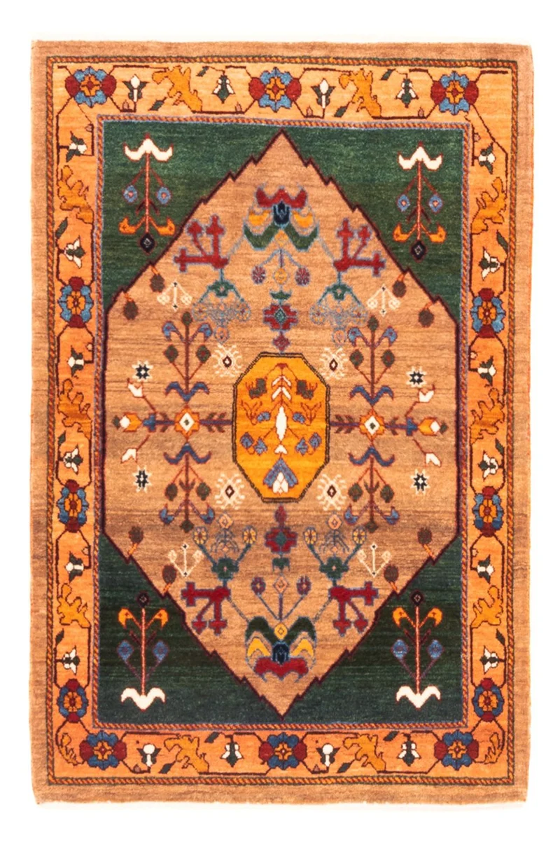 Gabbeh Persisch Teppich 82x120cm - Perserteppich Wollteppich