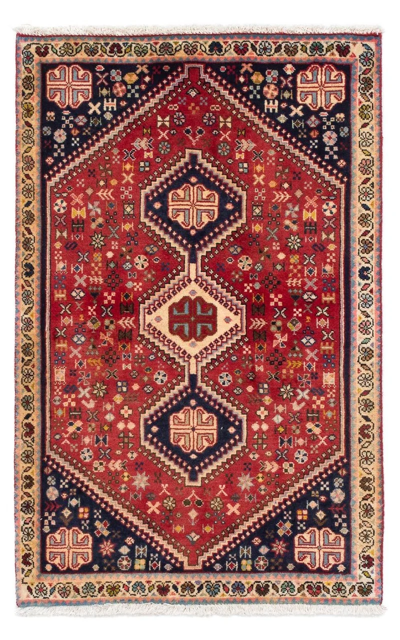 Perserteppich - Nomadic 80 x 125 cm - rot