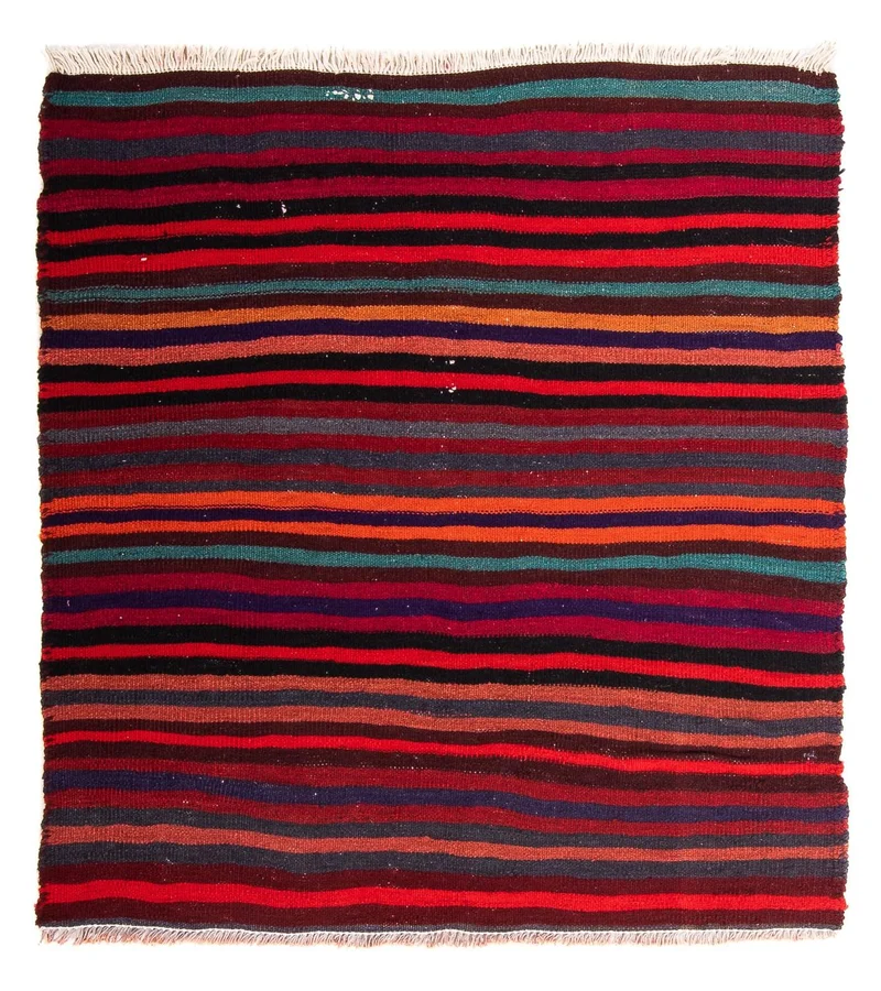 Kelim Teppich - Old 90 x 105 cm - mehrfarbig