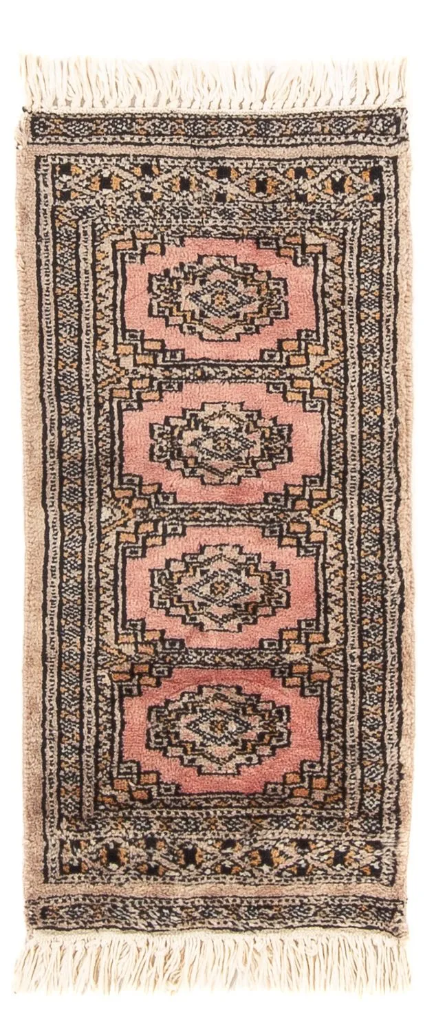 Pakistan Teppich - 30 x 62 cm - lachs